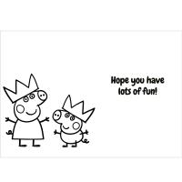 Happy Birthday Balloons Peppa Pig Birthday Card Extra Image 1 Preview